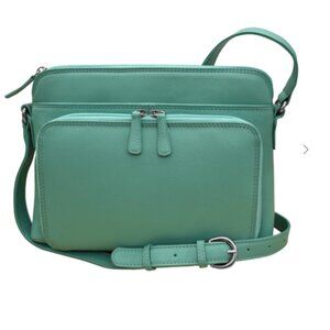 ILI RFID Leather Crossbody/Organizer